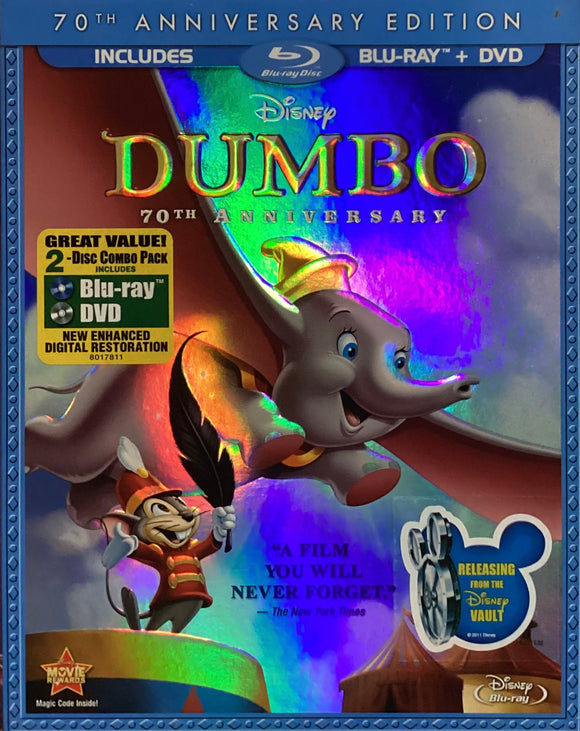 Dumbo: 70th Anniversary Edition (Previously Owned BLU-RAY/DVD Combo)
