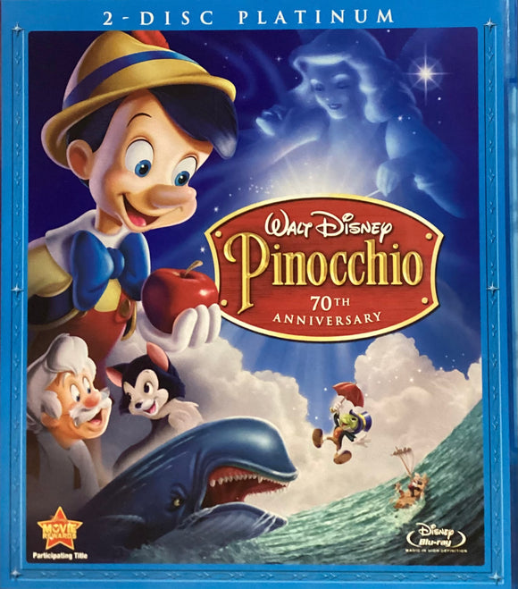 Pinocchio: 70th Anniversary Edition (Previously Owned BLU-RAY/DVD Combo)