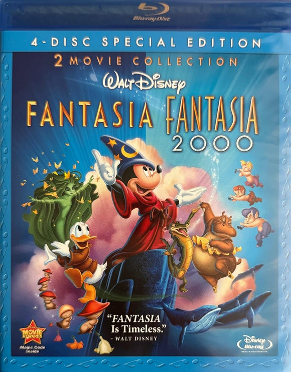 Fantasia / Fantasia 2000 (Previously Owned BLU-RAY/DVD Combo)