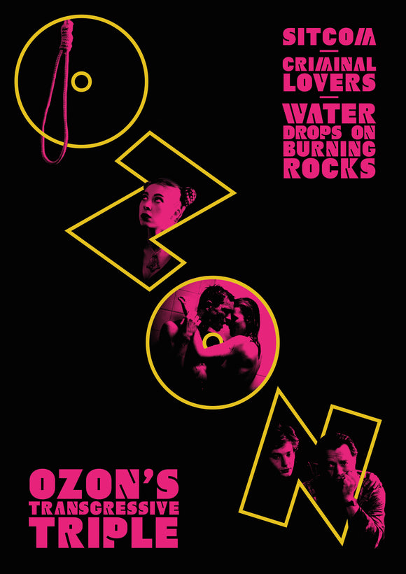 Ozon's Transgressive Triple: Sitcom, Criminal Lovers, and Water Drops on Burning Rocks (DVD) Pre-Order May 21/24 Release Date June 25/24