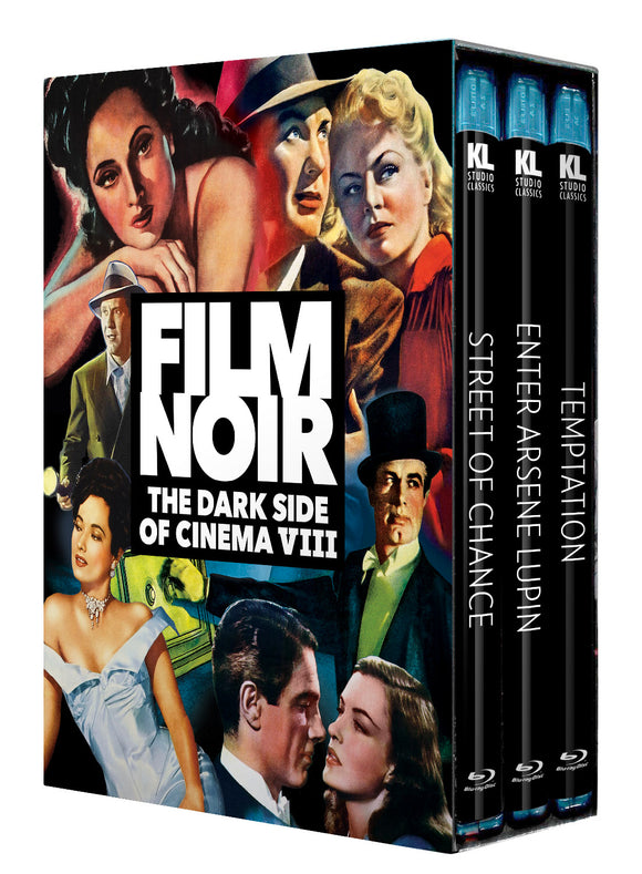 Film Noir: The Dark Side of Cinema VIII (Street of Chance / Enter Arsene Lupin / Temptation) (BLU-RAY)