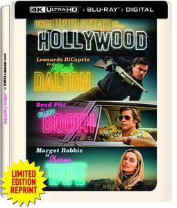 Once Upon A Time In Hollywood (Steelbook 4K UHD/BLU-RAY Combo)