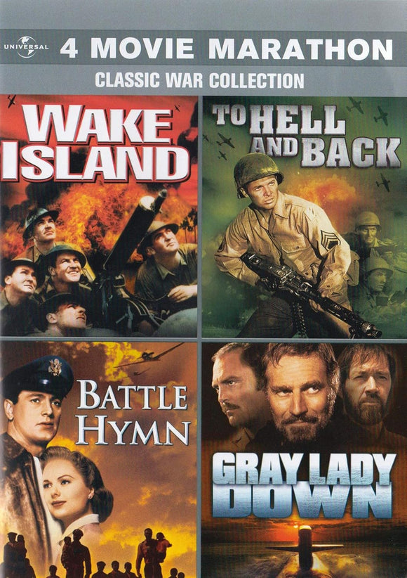 Classic War Collection - Wake Island/To Hell And Back/Battle Hymn/Gray Lady Down (Previously Owned DVD)
