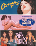 Corruption + Her Name Was Lisa + Pink Ladies (US Import Limited Edition Slipcover BLU-RAY) Release Date July 28/26
