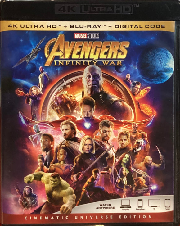 Avengers: Infinity War (Previously Owned 4K/BLU-RAY Combo)
