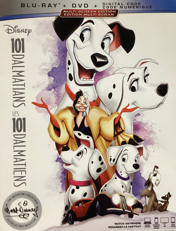 101 Dalmatians (Previously Owned BLU-RAY/DVD Combo)