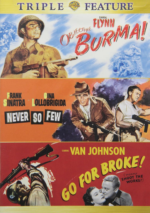 Objective, Burma! / Never So Few / Go for Broke! (Previously Owned DVD)