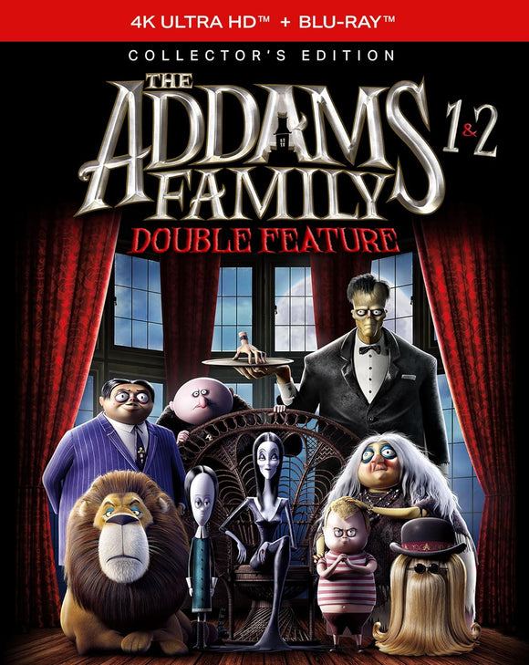 The Addams Family, The 1 & 2 (Double Feature) (4K UHD/BLU-RAY Combo) Pre-Order March 29/24 Coming to Our Shelves May 14/24