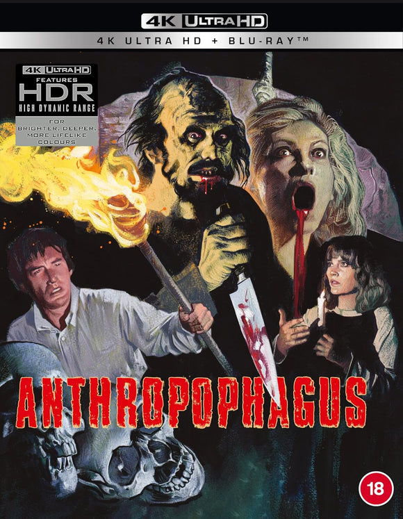 Anthropophagous (4K UHD/BLU-RAY Combo) Pre-order May 20/24 Coming to Our Shelves June 2024