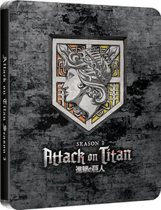 Attack on Titan: Season 3 (Steelbook BLU-RAY) Pre-Order Deadline November 12/24 Release Date December 17/24