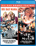 Blu-ray double feature packaging for 'Big Bad Mama' with movie posters and promotional text.