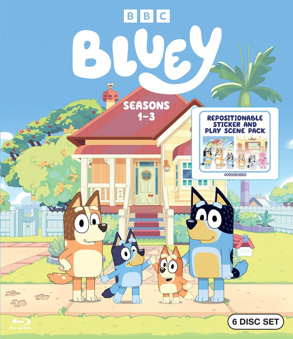 Bluey: Seasons 1-3 (BLU-RAY) Pre-Order Deadline October 18/24 Coming to Our Shelves December 3/24