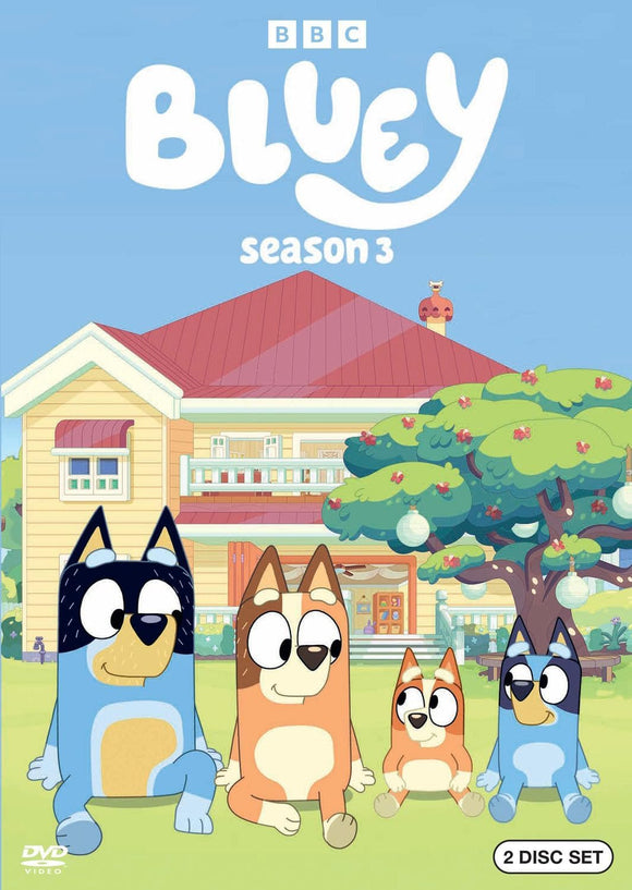 Bluey: Season 3 (DVD) Pre-Order April 12/24 Release Date May 28/24