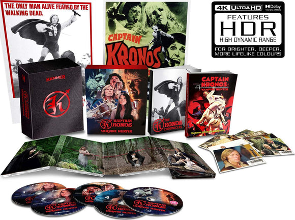 Captain Kronos: Vampire Hunter (UK Import Limited Edition 4K UHD/Region B BLU-RAY) Coming to Our Shelves February 2025