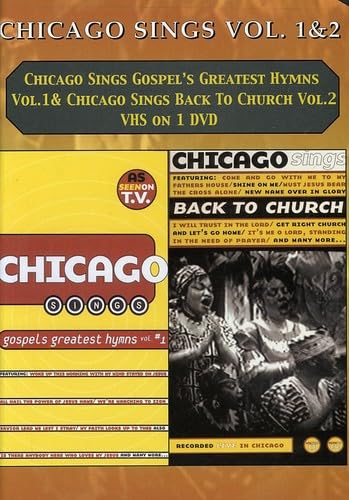 Chicago Sings Gospel's Greatest Hymns Vol. 1 & Chicago Sings Back to Church Vol. 2 (Previously Owned DVD)