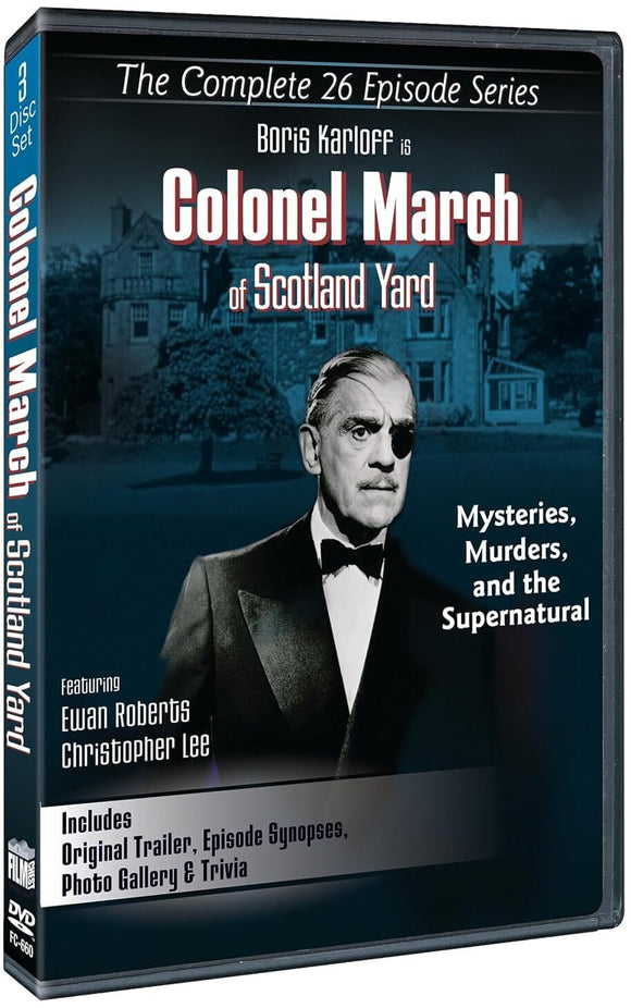Colonel March of Scotland Yard: The Complete 26-Episode Series (DVD) Pre-order March 20/24 Release Date April 30/24