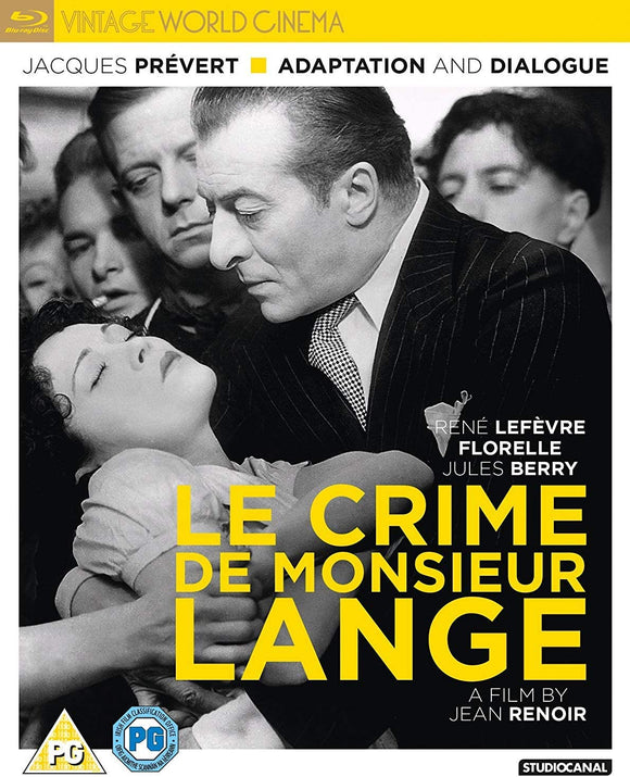 Crime de Monsieur Lange, Le (Region B BLU-RAY)