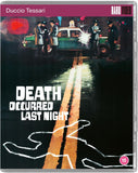 Death Occurred Last Night (Limited Edition BLU-RAY)