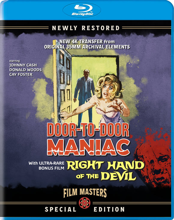 Door To Door Maniac (1961) / Right Hand Of The Devil (1963) (BLU-RAY) Pre-Order July 23/24 Coming to Our Shelves August 27/24