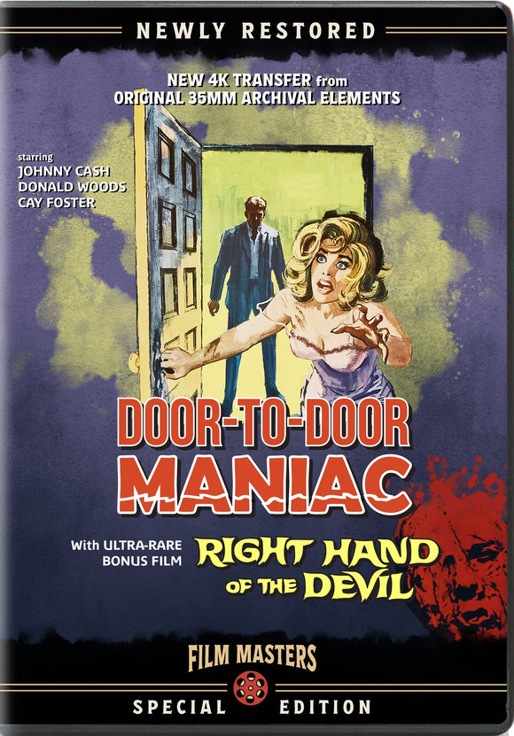 Door To Door Maniac (1961) / Right Hand Of The Devil (1963) (DVD) Pre-Order July 23/24 Release Date August 27/24