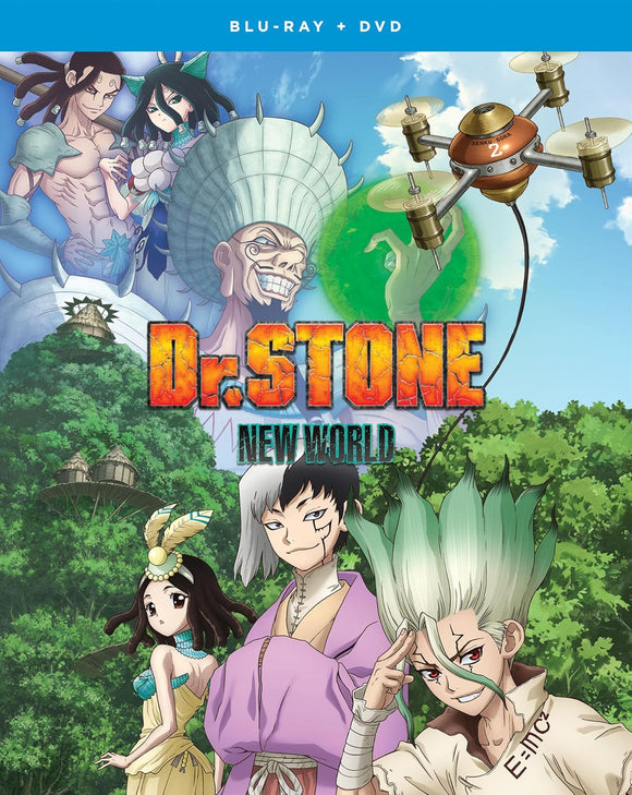 Dr. Stone: Season 3: Part 2 (BLU-RAY/DVD Combo) Pre-Order Deadline November 26/24 Release Date December 31/24