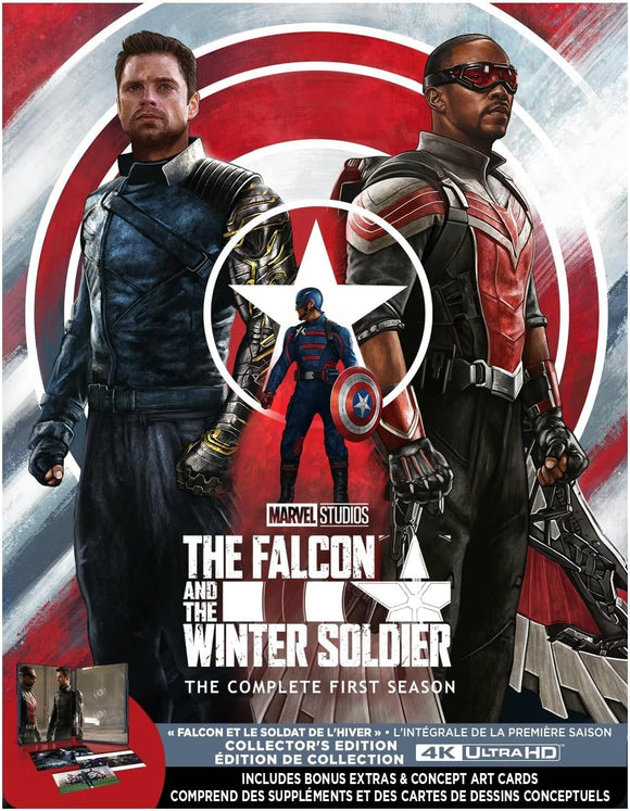 Falcon And The Winter Soldier, The: Season 1 (Steelbook 4K UHD) Pre-order March 15/24 Coming to Our Shelves April 30/24