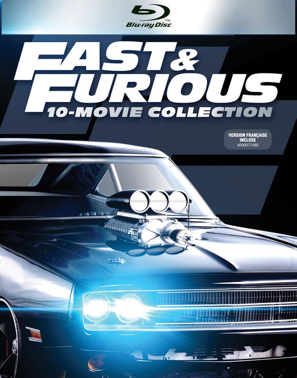 Fast & Furious 10-Movie Collection (BLU-RAY)