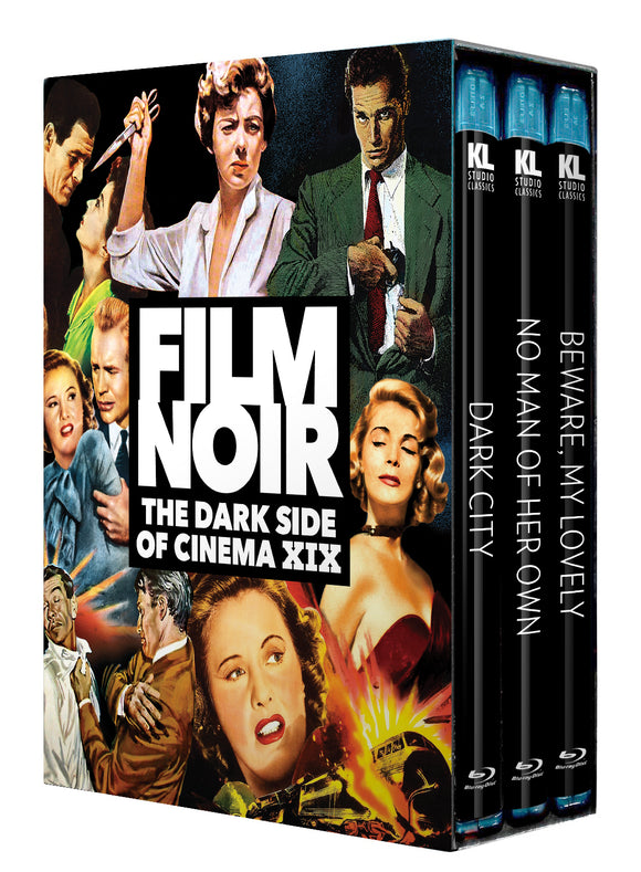 Film Noir: The Dark Side of Cinema XIX (Dark City/No Man of Her Own/Beware My Lovely) (BLU-RAY) Pre-Order May 7/24 Release Date July 2/24