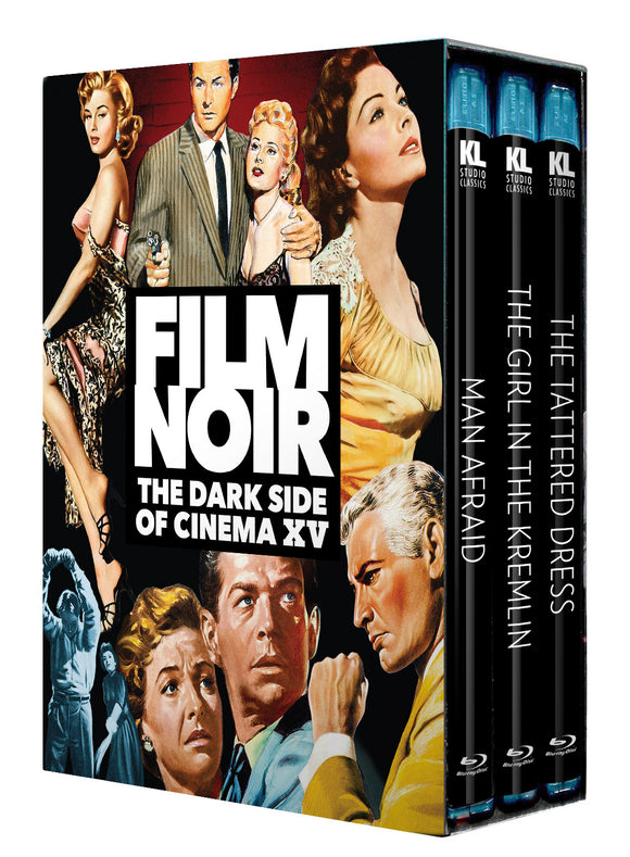Film Noir: Dark Side of Cinema XV (Man Afraid/Girl In The Kremlin/Tattered Dress) (BLU-RAY)