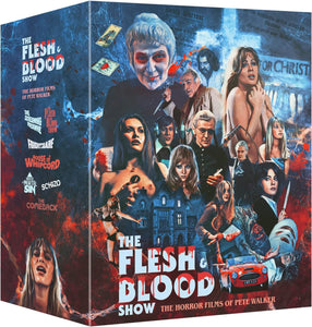 Flesh and Blood Show, The: The Horror Films of Pete Walker (Region B BLU-RAY) Coming to Our Shelves Early 2024