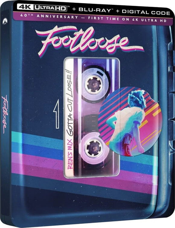 Footloose (Limited Edition Steelbook 4K UHD/BLU-RAY Combo) Coming to Our Shelves April 2024