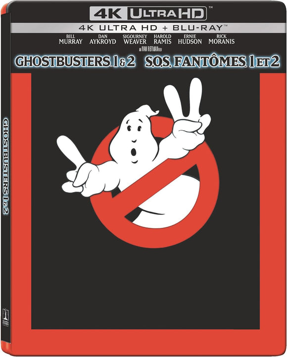 Ghostbusters/Ghostbusters II (Limited Edition Steelbook 4K UHD) Coming to Our Shelves May 21/24