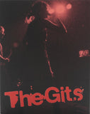 Blu-Ray slipcover with 'The Gits' text and silhouette of a person against a red light background