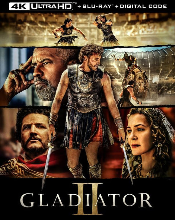 Gladiator II (4K UHD/BLU-RAY Combo) Pre-Order Deadline January 3/25 Release Date March 4/25