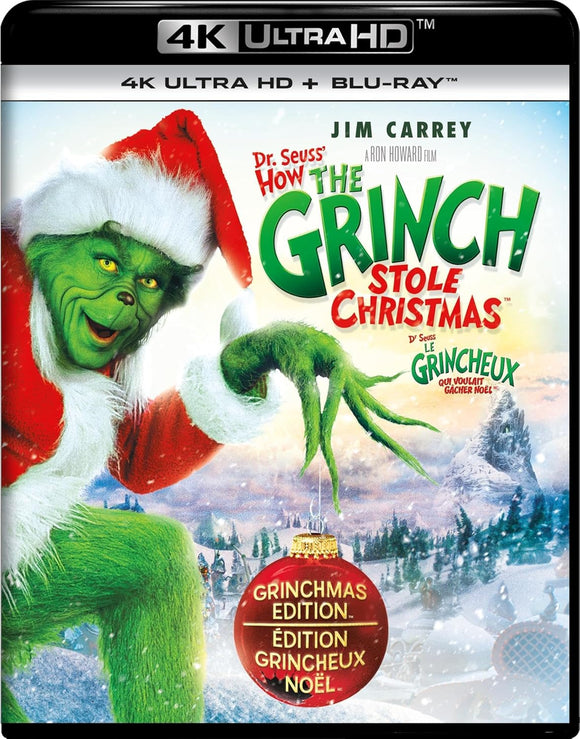 Dr. Seuss’ How the Grinch Stole Christmas (2000) (4K UHD/BLU-RAY Combo)