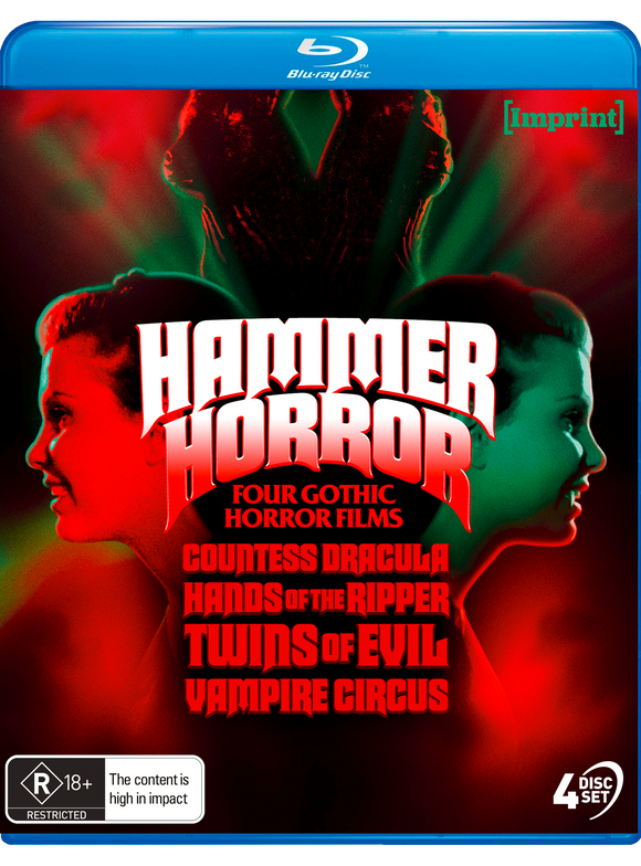 Hammer Horror: Four Gothic Horror Films (BLU-RAY) Release Date October 1/24