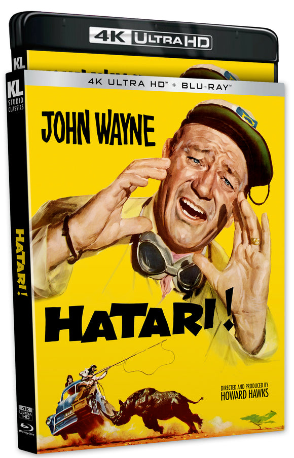 Hatari! (4K UHD/BLU-RAY Combo) Pre-Order Deadline October 29/24 Release Date January 14/24