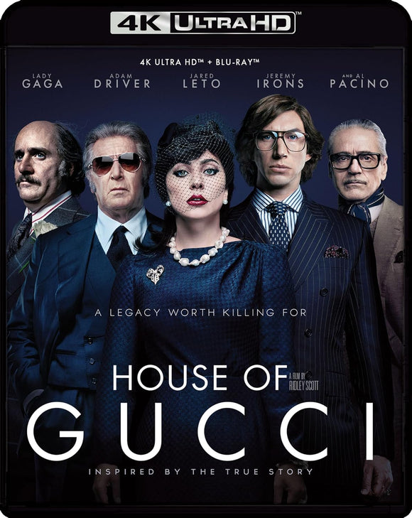 House Of Gucci (4K UHD/BLU-RAY Combo) Pre-Order June 14/24 Coming to Our Shelves July 30/24