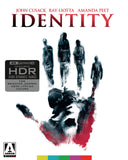 Identity (Limited Edition 4K UHD) Coming to Our Shelves August 2026