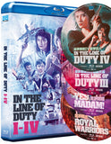 In The Line Of Duty I-IV (BLU-RAY) Pre-Order Deadline June 9/26 Coming to Our Shelves July 2026