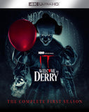 4K Ultra HD cover of 'It: Welcome to Derry' with Pennywise the Clown holding a red balloon.