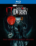 Blu-ray cover of 'IT: Welcome to Derry' with Pennywise holding a red balloon on a dark background.