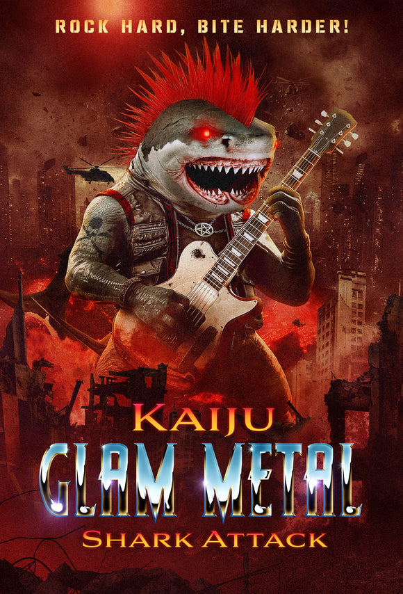 Kaiju Glam Metal Shark Attack (DVD) Pre-Order Deadline January 7/25 Release Date February 11/25