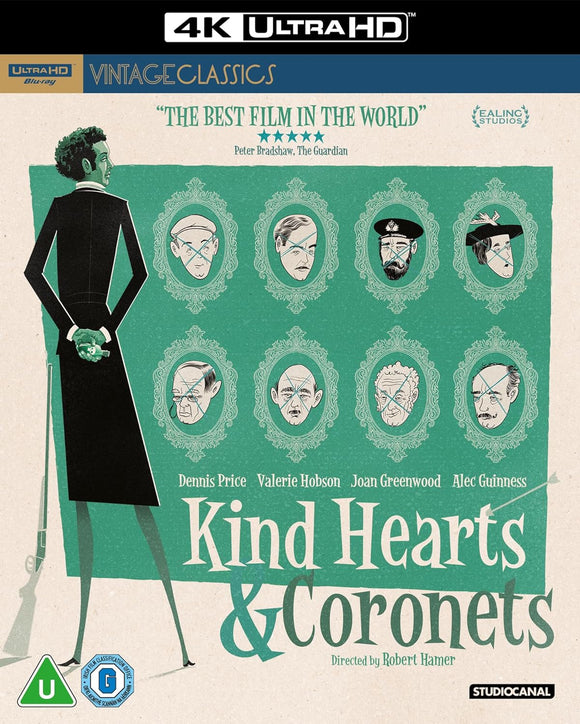 Kind Hearts And Coronets (4K UHD/ Region B BLU-RAY Combo) Coming to Our Shelves April 30/24