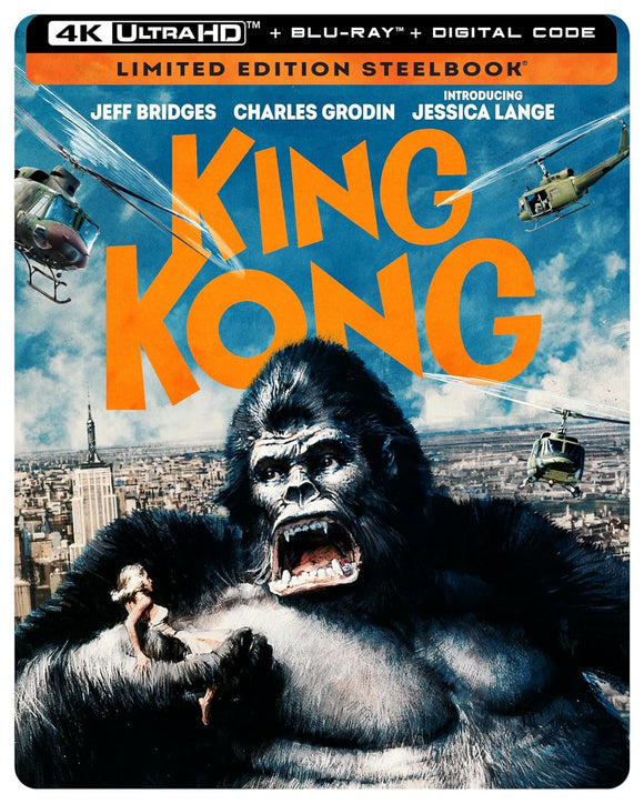 King Kong (Limited Edition Steelbook 4K UHD/BLU-RAY Combo) Pre-Order March 12/24 Release Date April 9/24