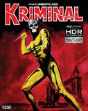 Kriminal (4K UHD/BLU-RAY Combo) Coming to Our Shelves September 2026