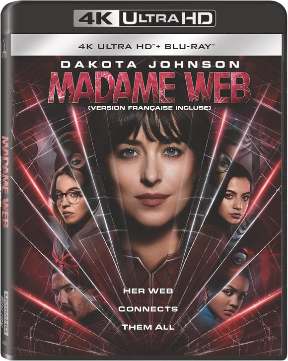 Madame Web (4K UHD) Pre-Order March 26/24 Release Date April 30/24