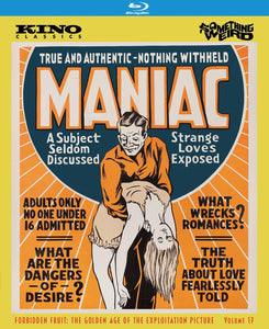 Maniac (Forbidden Fruit: The Golden Age of the Exploitation Picture Vol. 17) (BLU-RAY)