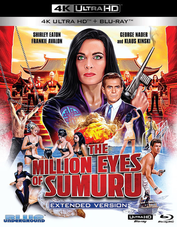 Million Eyes of Sumuru, The (4K UHD/BLU-RAY Combo) Pre-Order August 13/24 Coming to Our Shelves September 24/24