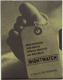 4K UHD/BLU-RAY Combo Slipcase cover for 'Nightwatch' with a toe tag hanging off a toe, on a sick green background